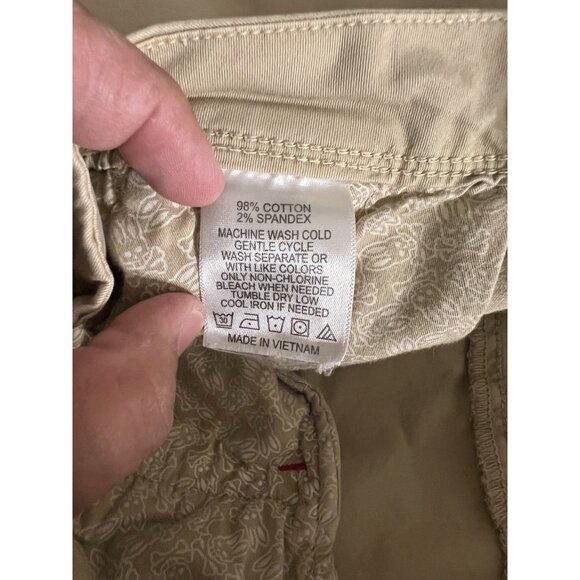 Psycho Bunny Shorts Mens 34 Khaki 9" Classic Chino Stretch Twill Outdoor Hiking - Picture 8 of 13